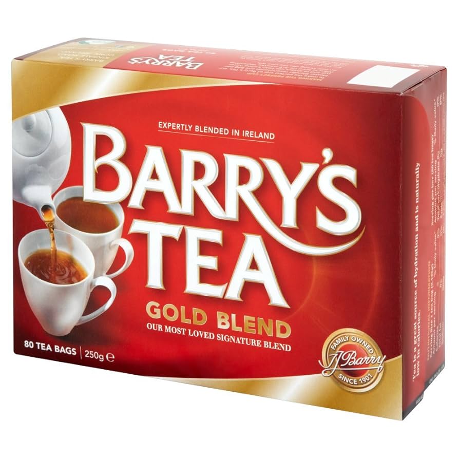 バリーズティー 紅茶　4個セット BARRRY'S TEA GOLD Amazon.com : Barry's Tea, Gold Blend, 40-Count (Pack of 12